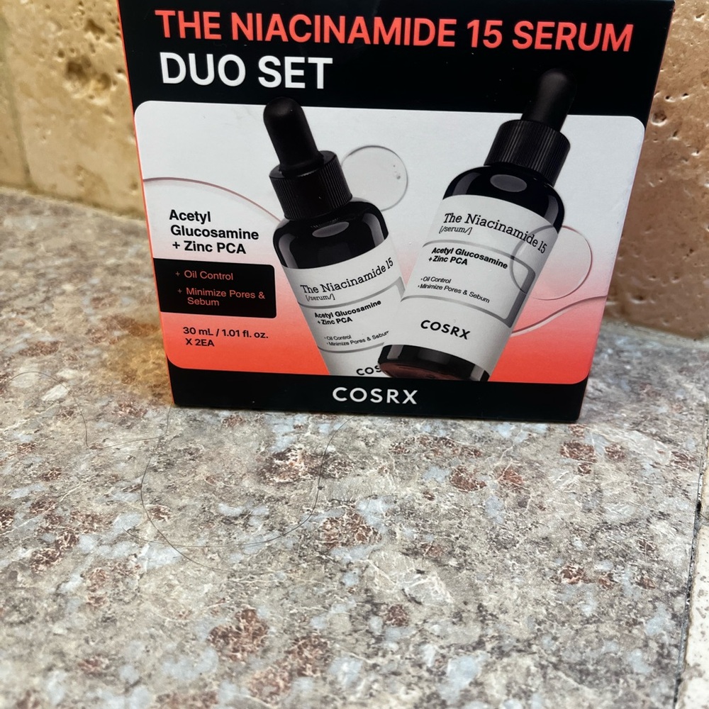 COSRX Niacinamide 15 Serum Duo - Black and White